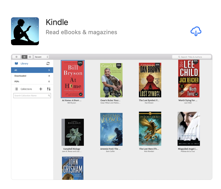 kindle for mac display two pages